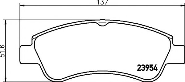 89008400 Set frana, frana disc TEXTAR 
