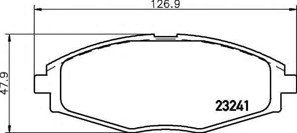 89014100 Set frana, frana disc TEXTAR 