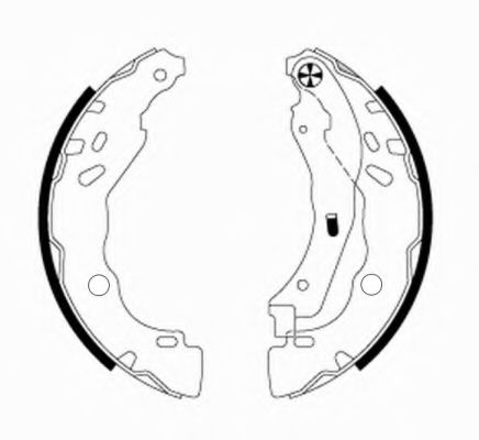 91077200 Set saboti frana TEXTAR 