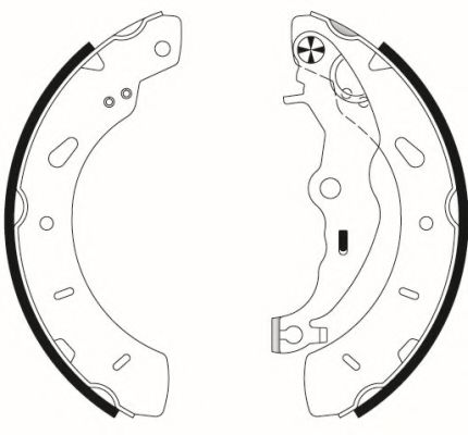 91079800 Set saboti frana TEXTAR 