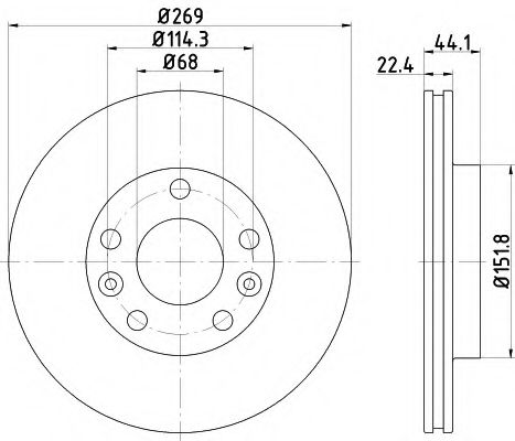 Disc frana