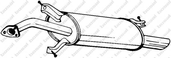 235-215 Toba esapament finala BOSAL 