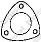 256-653 Garnitura, racord evacuare BOSAL 