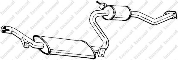 284-155 Toba esapamet intermediara BOSAL 