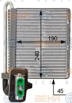8FV 351 331-321 evaporator,aer conditionat HELLA 
