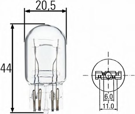 8GD 008 893-002 Bec, lampa frana / lampa spate HELLA 