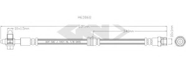 339513 Furtun frana SPIDAN 