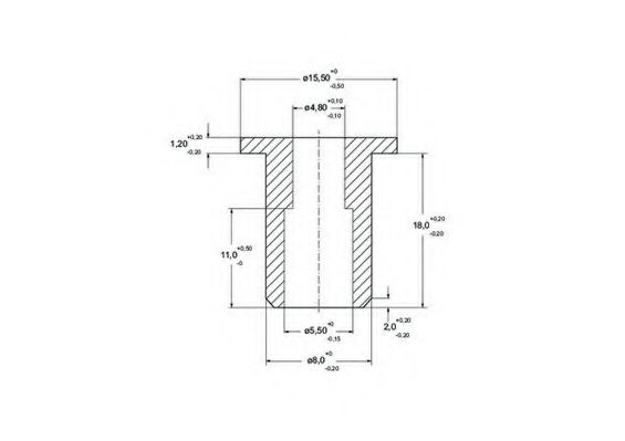 8162080002 Nit, material frictiune saboti frana JURID 