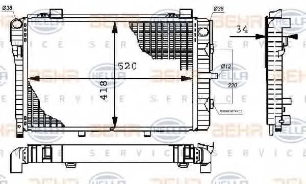 Radiator, racire motor