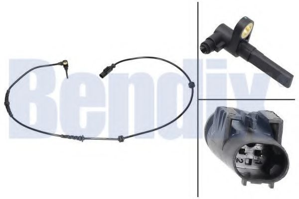 058450B senzor,turatie roata BENDIX 