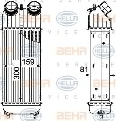 Intercooler, compresor