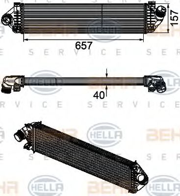 Intercooler, compresor