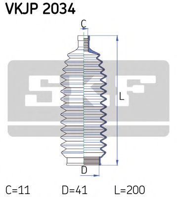 VKJP 2034 Ansamblu burduf, directie SKF 