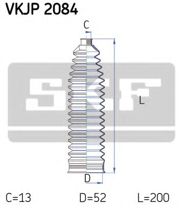 VKJP 2084 Ansamblu burduf, directie SKF 