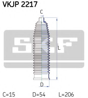VKJP 2217 Ansamblu burduf, directie SKF 