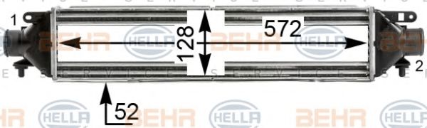 Intercooler, compresor