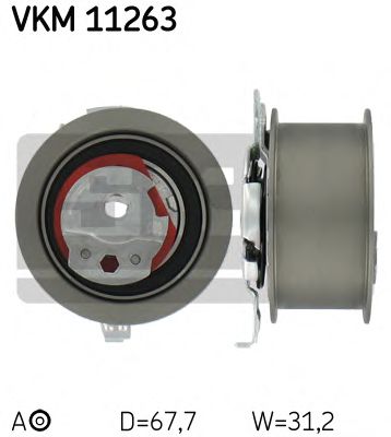 VKM 11263 rola intinzator,curea distributie SKF 