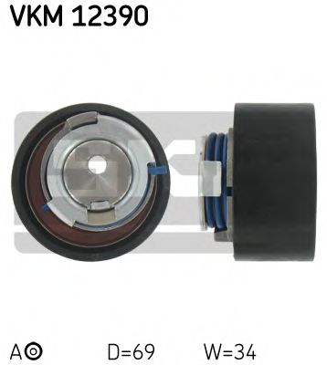 VKM 12390 rola intinzator,curea distributie SKF 