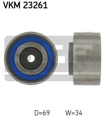 VKM 23261 Rola ghidare/conducere, curea distributie SKF 