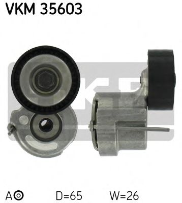 VKM 35603 rola intinzator,curea transmisie SKF 