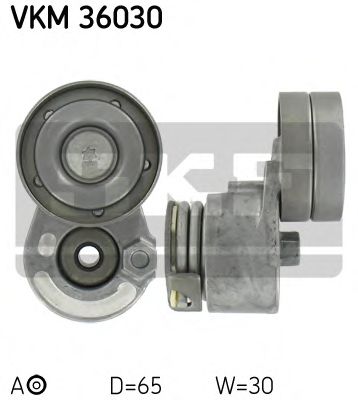 VKM 36030 rola intinzator,curea transmisie SKF 