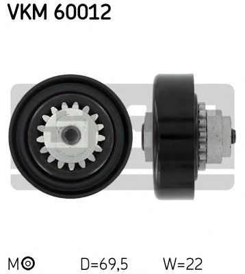 VKM 60012 rola intinzator,curea transmisie SKF 