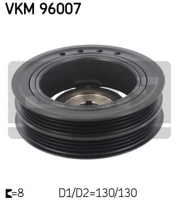 VKM 96007 Fulie curea, arbore cotit SKF 