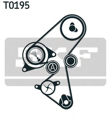 VKMA 03259 Set curea de distributie SKF 