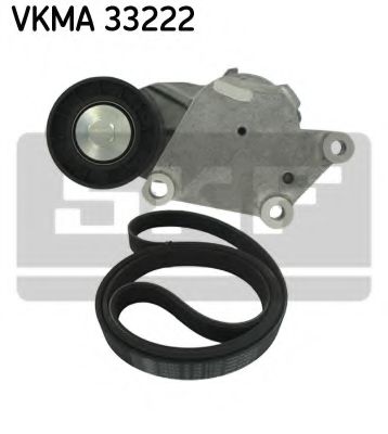 VKMA 33222 Set curea transmisie cu caneluri SKF 
