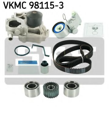 Set pompa apa + curea dintata 2