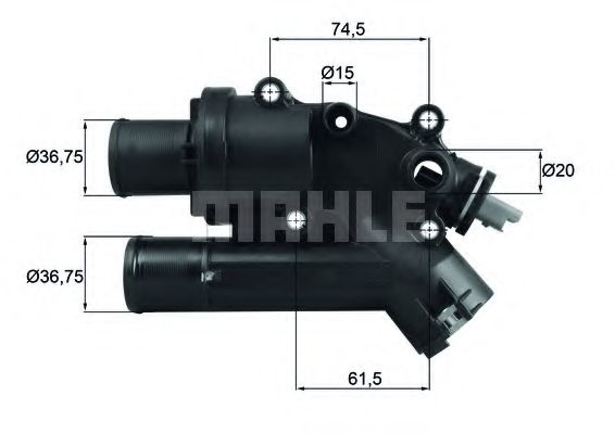 TH 46 83 termostat,lichid racire BEHR 