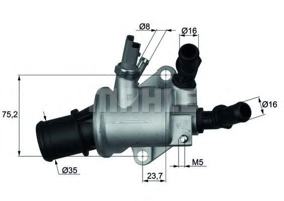 TI 143 88 termostat,lichid racire BEHR 