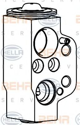 8UW 351 234-561 Supapa expansiune, clima HELLA 