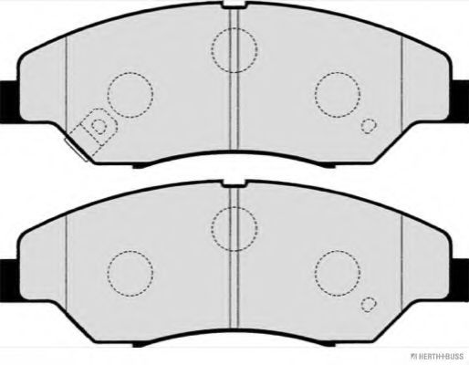 set placute frana,frana disc 2