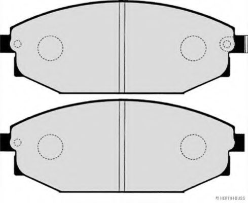 set placute frana,frana disc 2