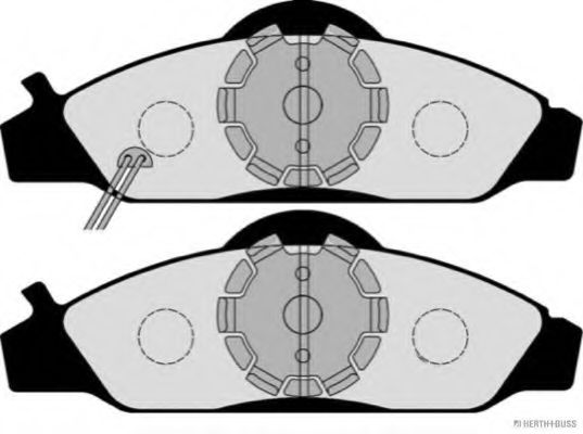 set placute frana,frana disc 2