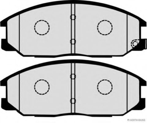set placute frana,frana disc 2