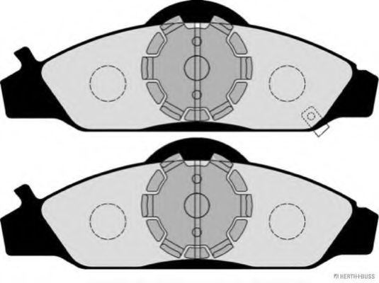 set placute frana,frana disc 2