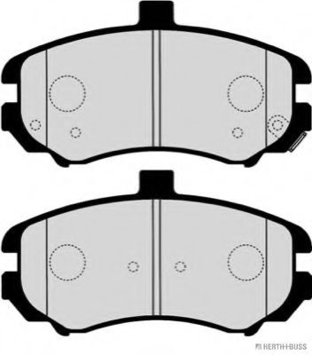 set placute frana,frana disc 2