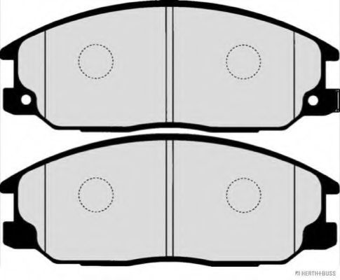 set placute frana,frana disc 2