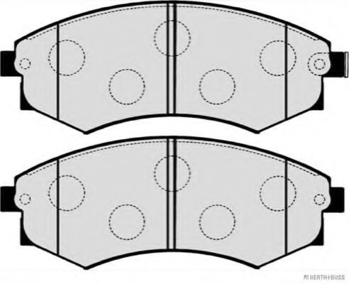 set placute frana,frana disc 2