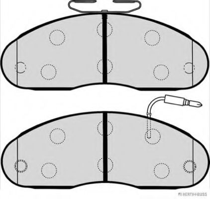 set placute frana,frana disc 2