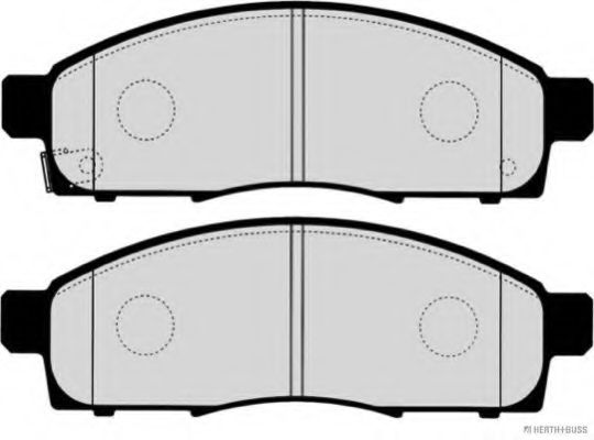 set placute frana,frana disc 2