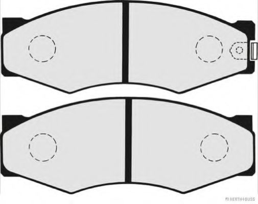 set placute frana,frana disc 2
