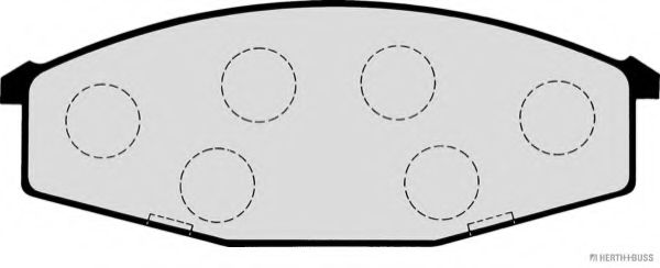 set placute frana,frana disc 2