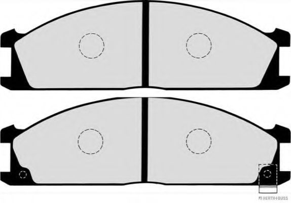 set placute frana,frana disc 2