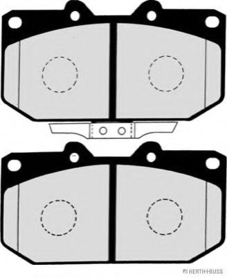 set placute frana,frana disc 2