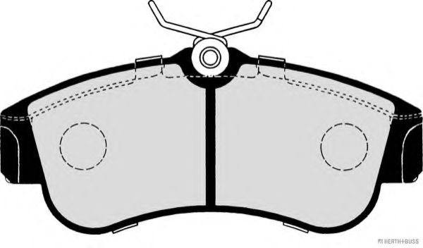 set placute frana,frana disc 2