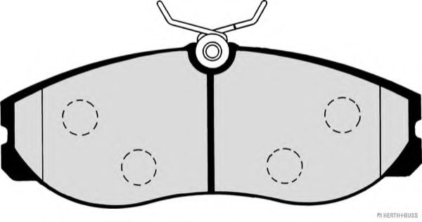 set placute frana,frana disc 2