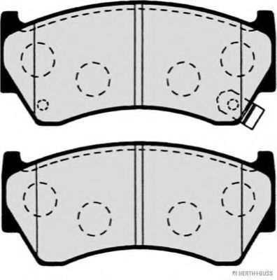 set placute frana,frana disc 2